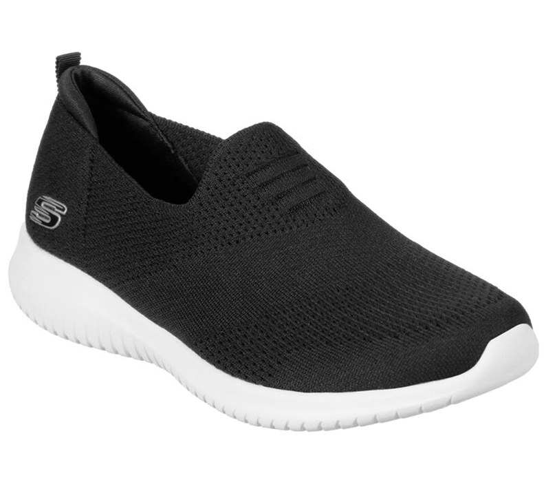 Skechers Dam Svarta Slip On - Ultra Flex - Harmonious - Sverige (OKYIJ-9814)